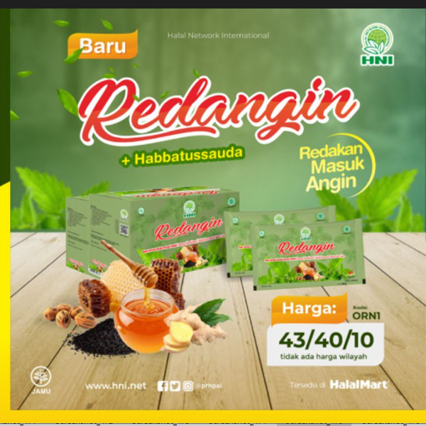 

Redangin - Herbal Masuk Angin - HNI HPAI