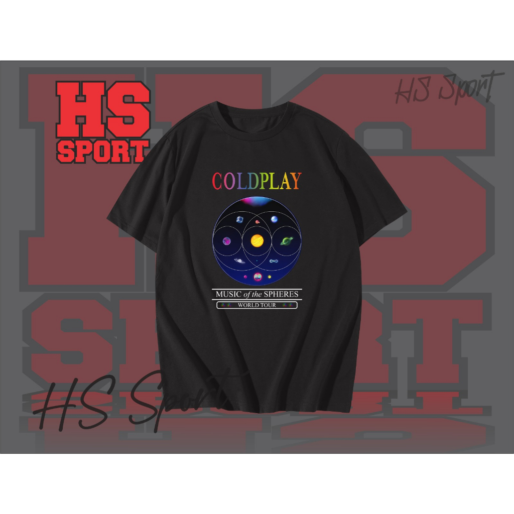 KAOS COLDPLAY - BAJU COLDPLAY MUSIC OF THE SPHERES - TSHIRT COLDPLAY