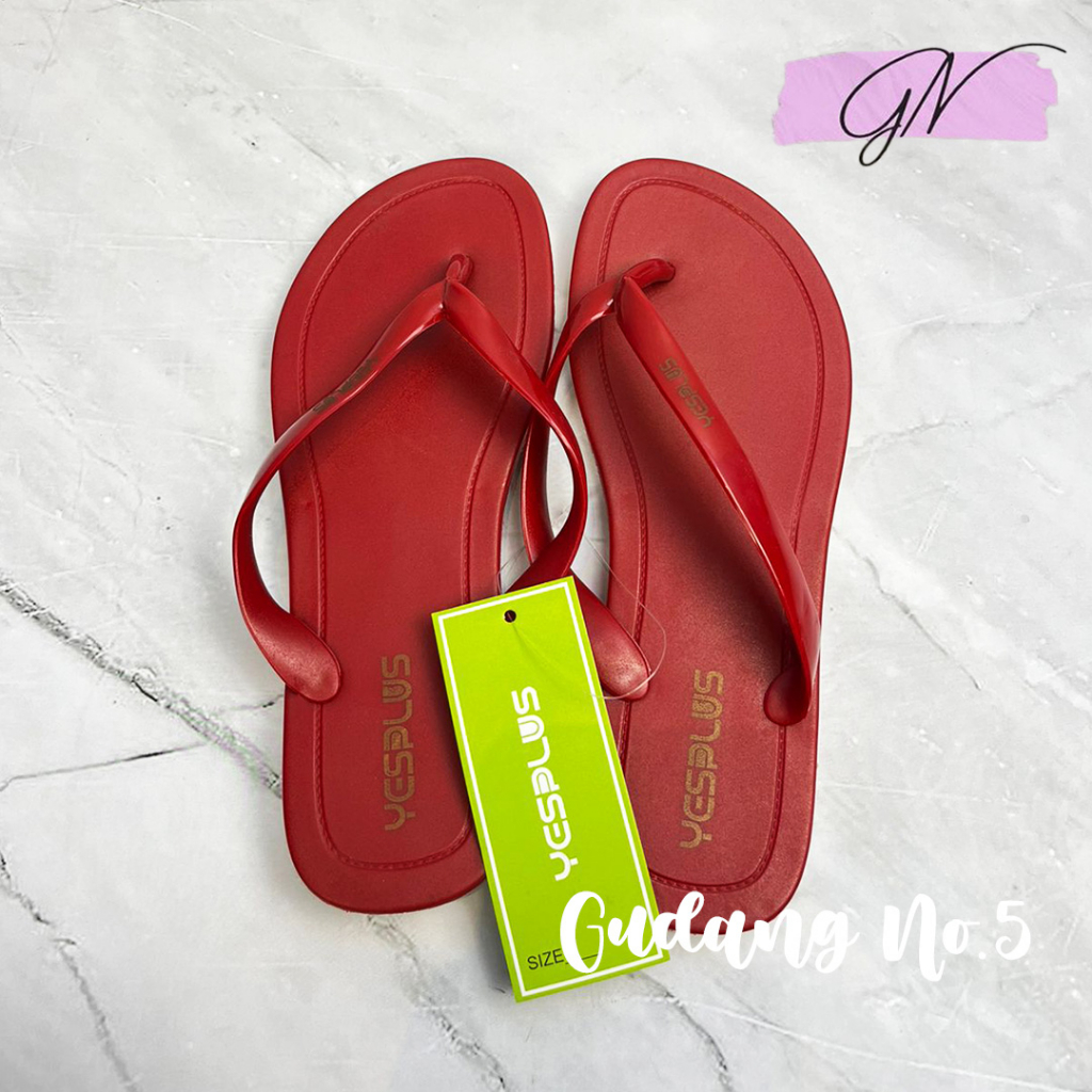 GN-8831 Sandal Jepit Jelly Teplek Fashion Wanita Import PCU