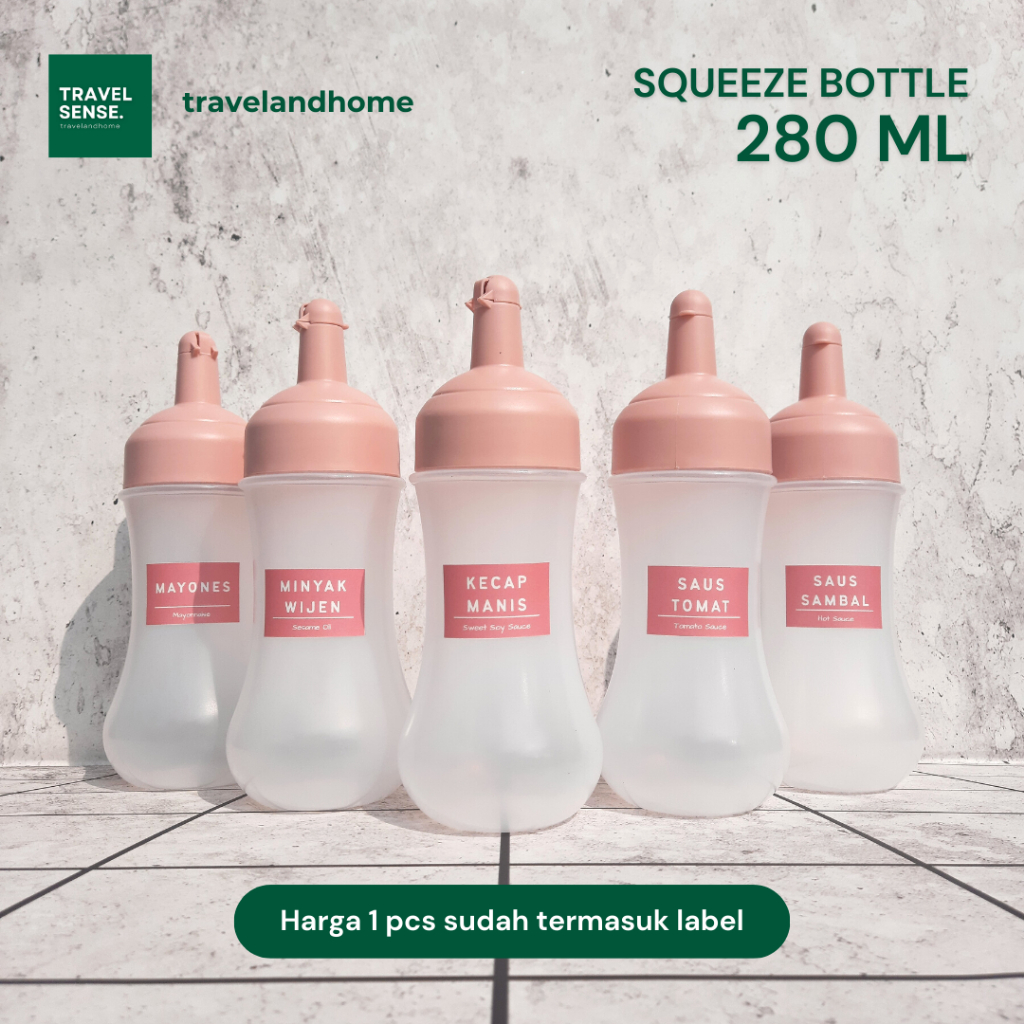 

【TAMA】Botol Saus Sambal Kecap Mayones FOOD GRADE BPA FREE Squeeze Bottle kecap manis saus sambal saus tomat susu kental manis dengan tutup mudah dipencet botol saos sambal botol plastik botol refill botol organizer botol bumbu dapur botol sabun