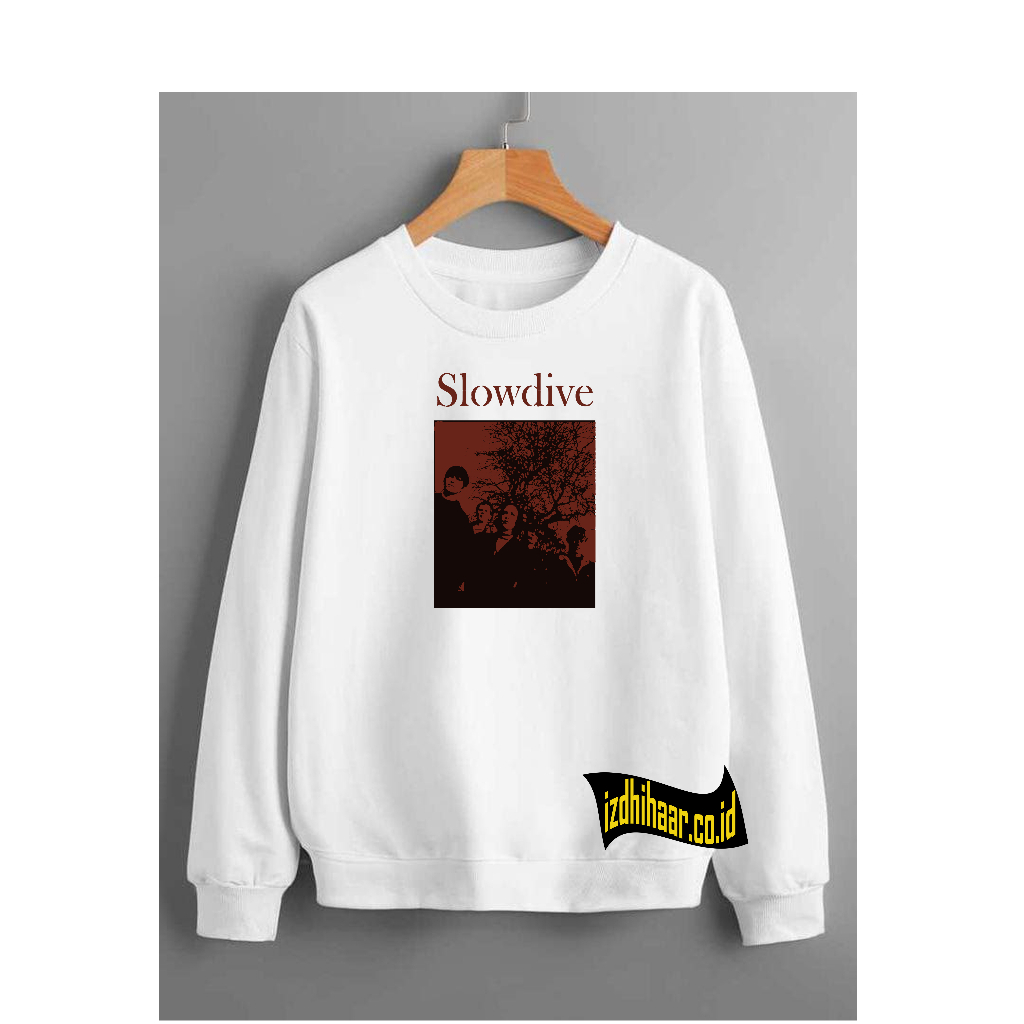 Sweater Crewneck Pria terbaru  SLOW DIVE / Switer Cowok Cewek Sweatshirt Premium Distro Size M- XXL