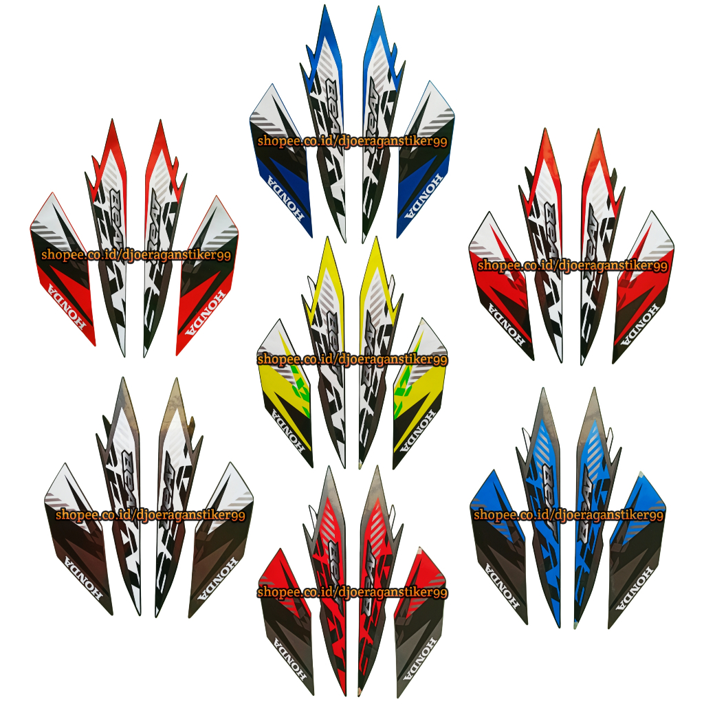 STIKER STRIPING LIS HONDA BEAT 2023, LIS STIKER BEAT NEW 2023