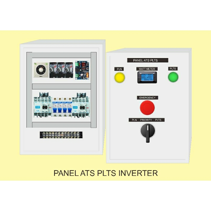panel ATS PLTS inverter 5000watt