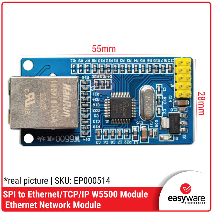 W5500 Ethernet Network module SPI to Ethernet Hardware TCP/IP