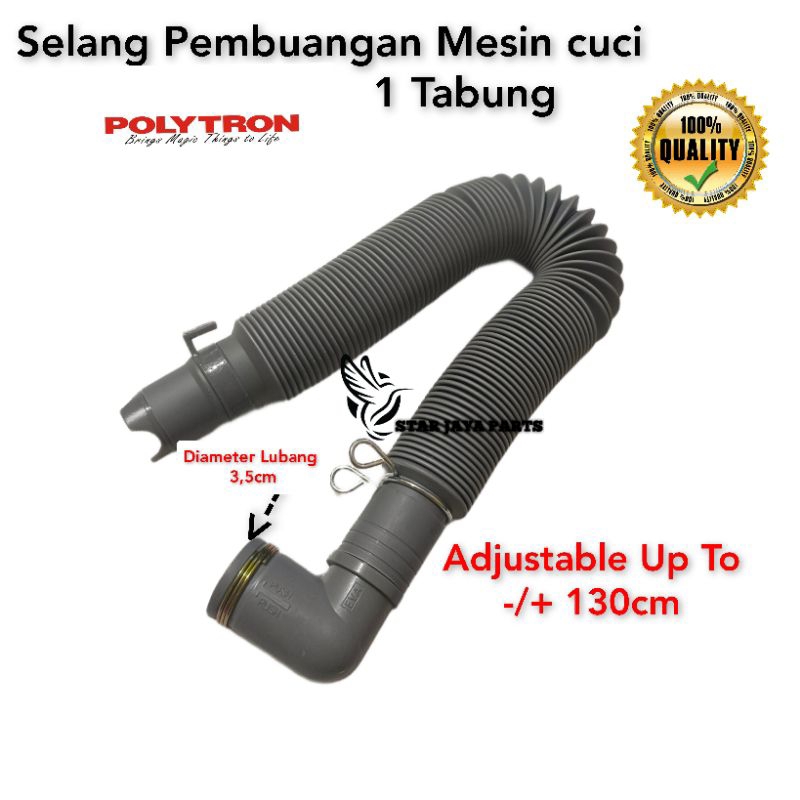 Selang Pembuangan Mesin Cuci Polytron 1 Tabung / Top Loading Quality