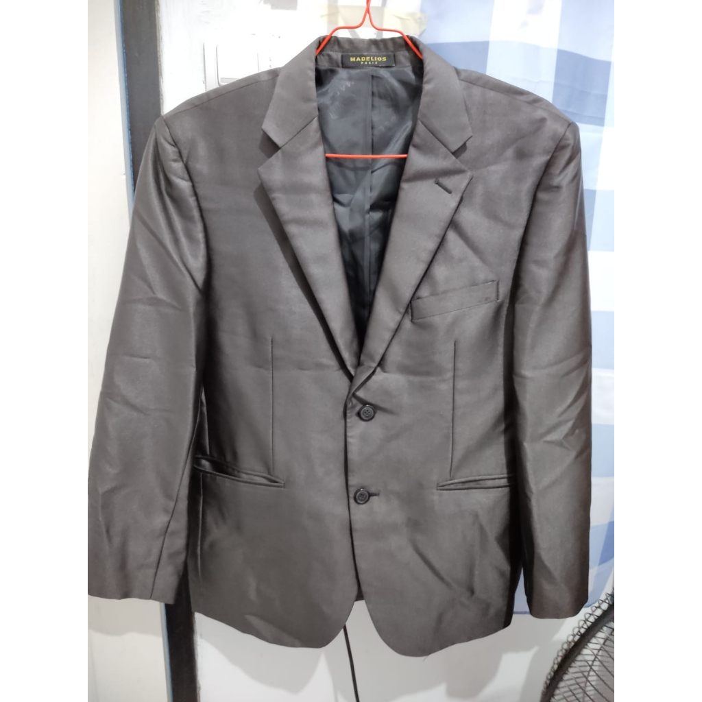 Jas Formal Pria Jas Coklat Madelios Blazer Premium - SECOND