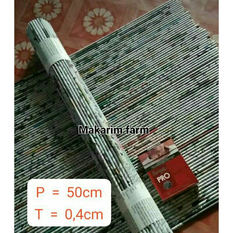 lintingan koran 58-60cm isi 100pcs lilitan koran gulungan koran koran lintingan koran vintage