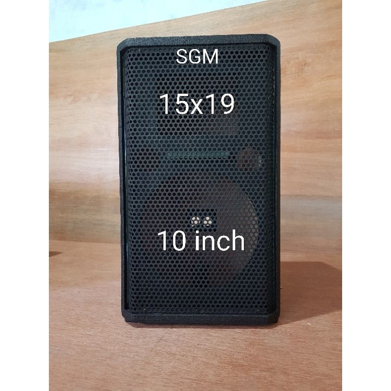 Box speaker 10 inch terpasang horn 15x19