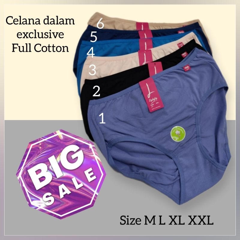 Celana dalam exclusive full cotton