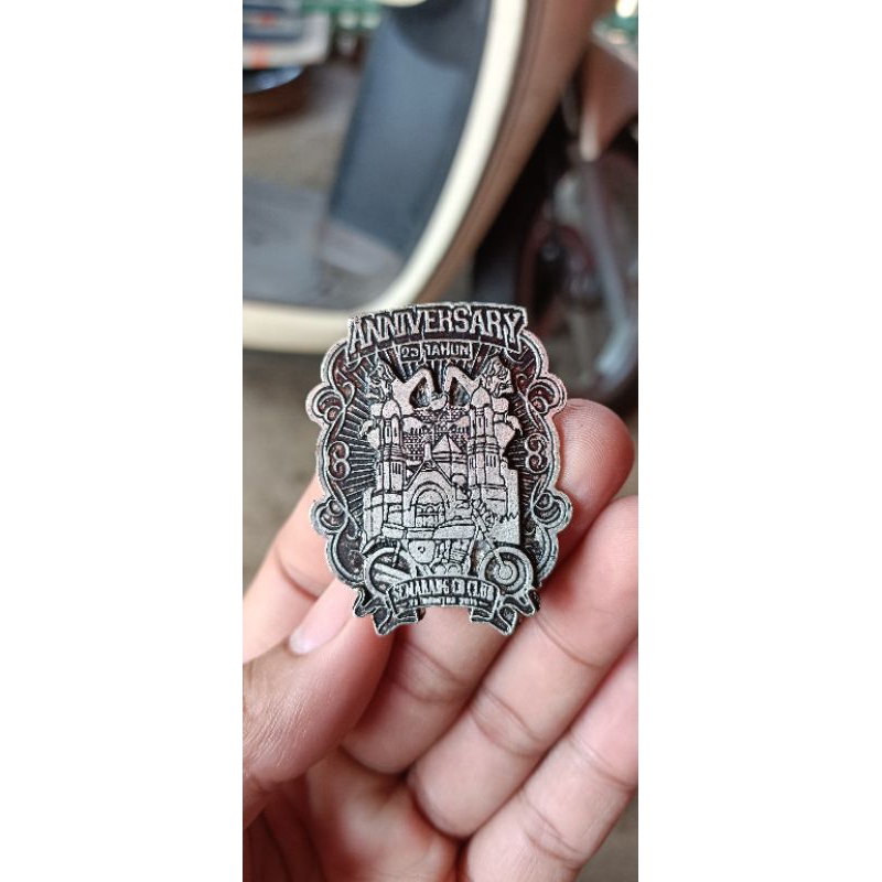 pin cor anniv perak SCBC Semarang CB Club