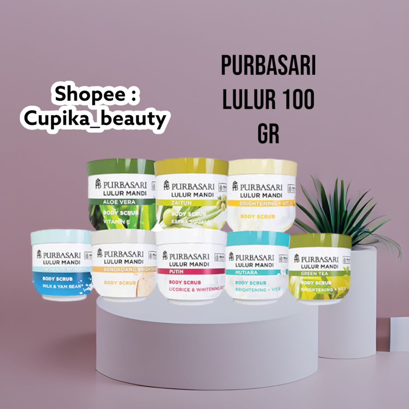 e,pz - PURBASARI LULUR MANDI 100 GR - BODY SCRUB EXFOLIATING
