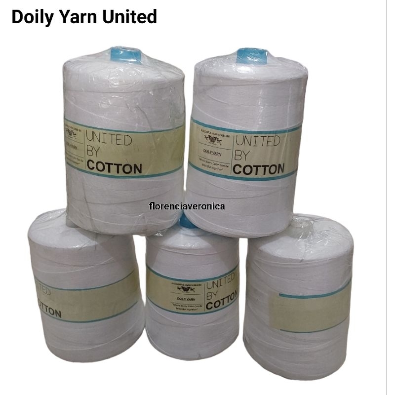 Benang Rajut Jala PE - Doily Yarn by United 1kg