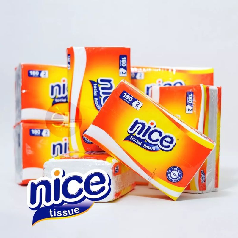 TISSUE TISU NICE 180 SHEETS/ TISU MONTISS 185 SHEETS / MONTISS 150 SHEETS 2 PLY FACIAL TISSUE PROMO!!!