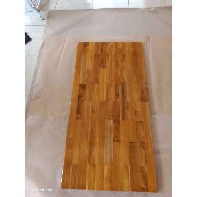 papan LAMINASI (kayu jat)i ukuran 100x60x2cm