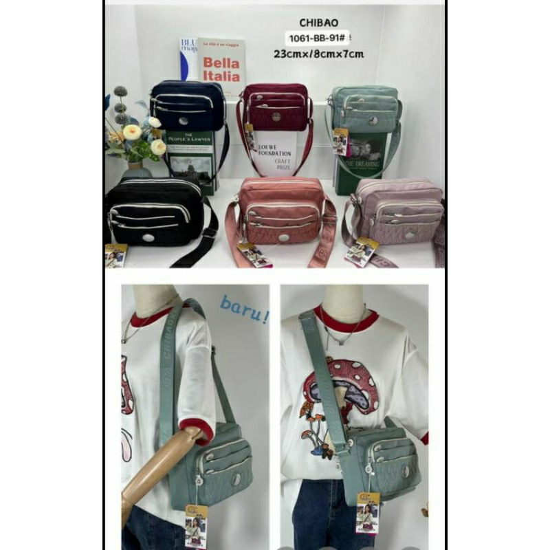 tas selempang import chibao