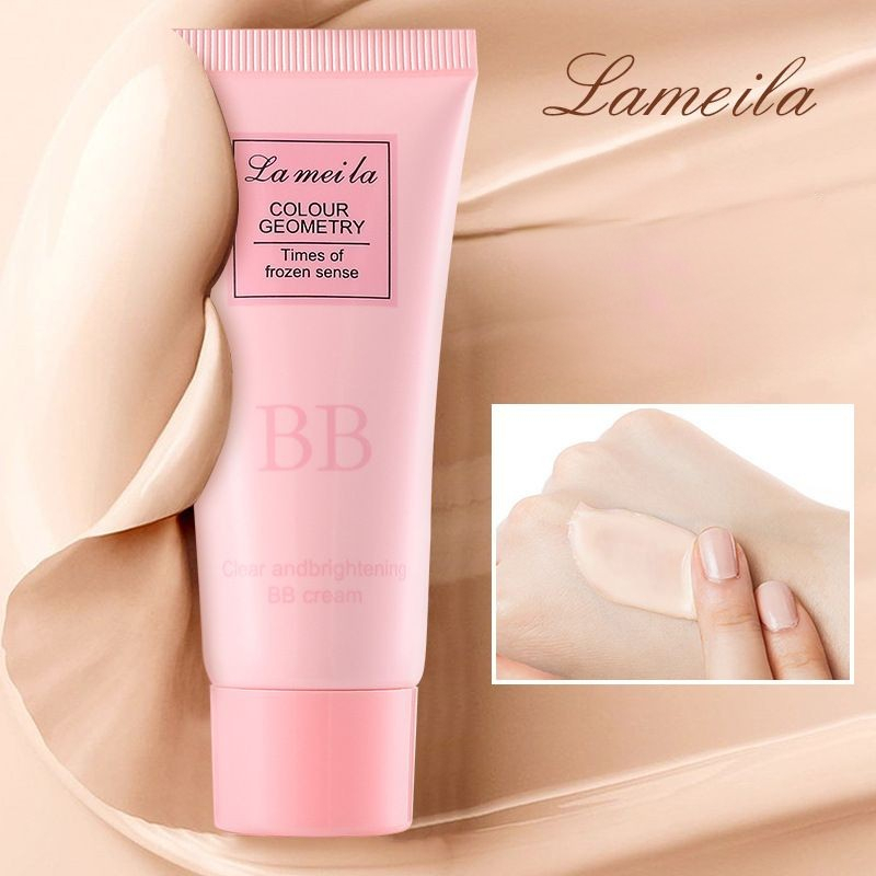 LAMEILA BB CREAM KOREAN MAKEUP WATERPROOF KEMASAN PINK KODE 3316