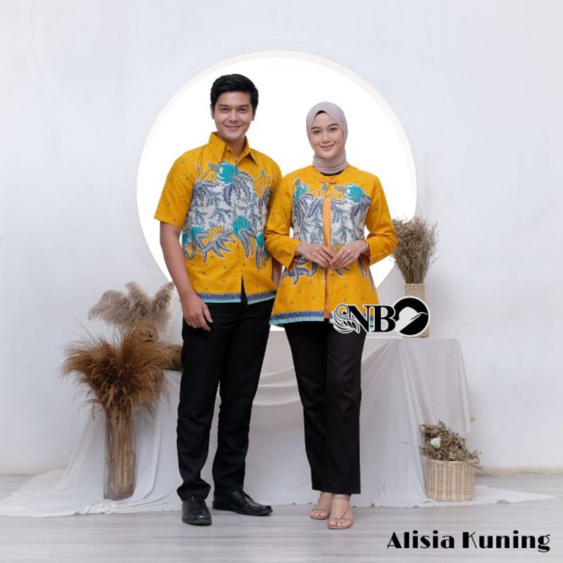 Baju Batik Couple Blus Batik Wanita Batik Sarimbit Kondangan