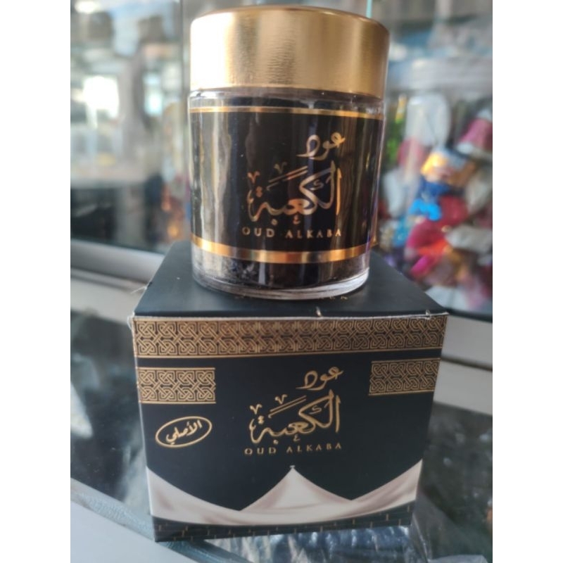 Bukhur alkaba alharamain oud gahru gaharu bukhur saudi dupa pengharum ruangan arab