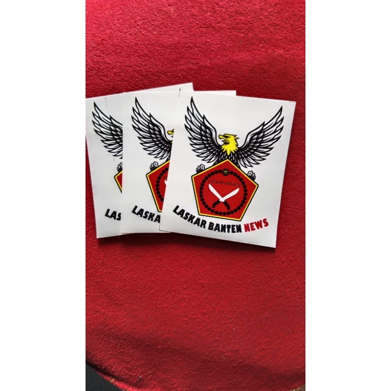 

stiker.laskar.Banten.NEWS.uk.kecil.10x8.cm.isi.3.pcs