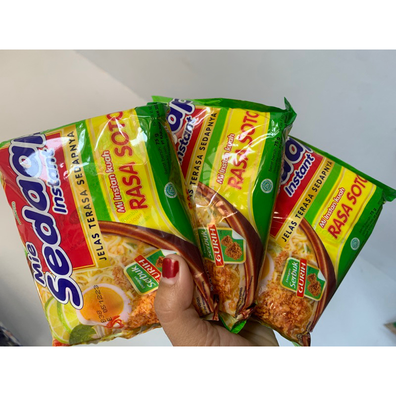 

mie sedaap kuah soto 8500 dapat 3