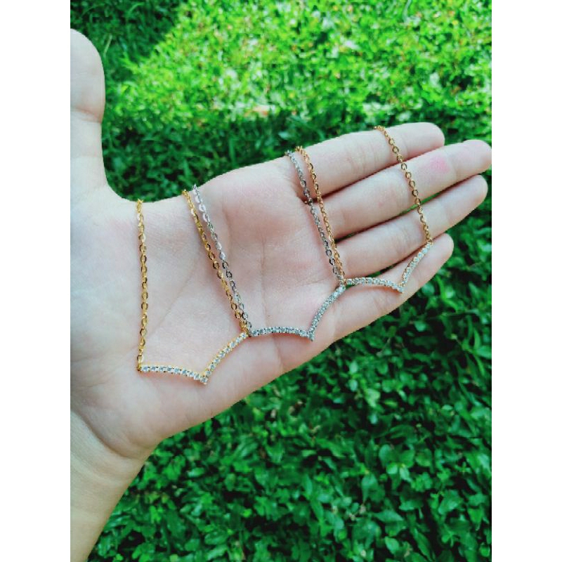 kalung koye rantai+listring mp(fuji)/perak asli silver 925 lapis emas/perhiasan fashion wanita terbaru