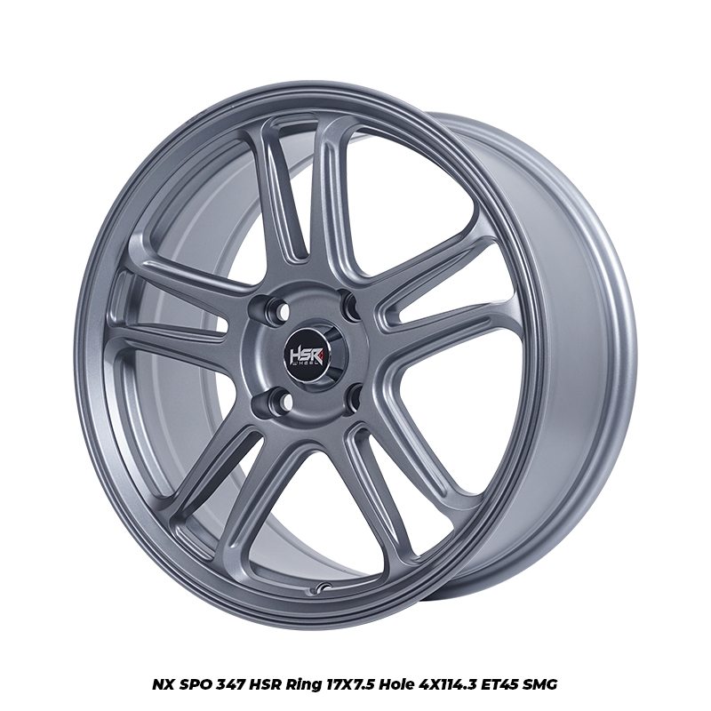 Velg Ring 17 HSR NX SPO 347 Velg Mobil R17 Xenia Avanza Kijang Livina Lobang 4 PCD 4X114,3