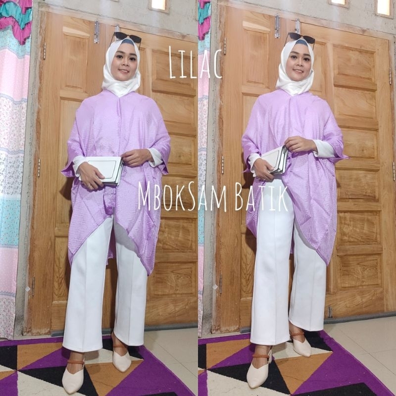 COD | Tunik Shiren/Tunik Batik (Hanya Atasan) BY MBOKSAM BATIK | SHIREN TUNIK - Seri Macaron | BLOUSE SABRINA BAHAN VISCOSE | SABRINA VISCORSE POLOSAN | KAFTAN TUNIK ARUNA | BLOUSE SABRINA UNGU | BLOUSE SABRINA COKLAT | TUN TEJA WHITE | TUNIK ARUNA