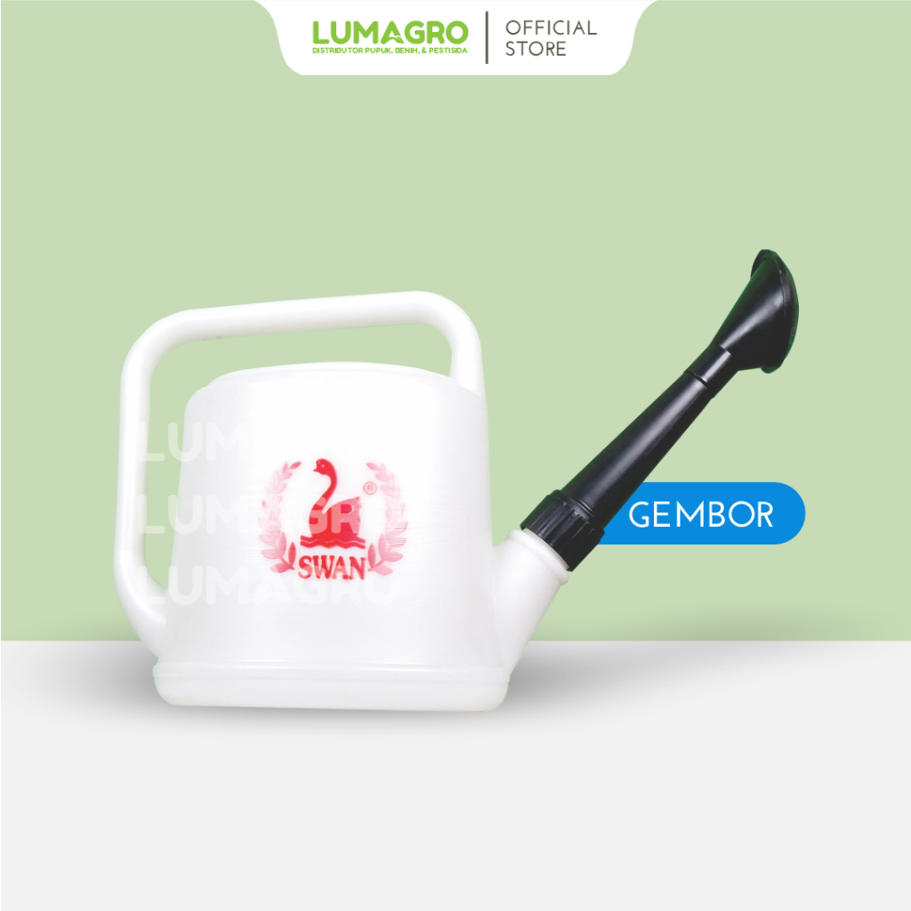 Gembor 10 Liter Swan Original Alat Siram 10L Putih Plastik Semprotan Manual Pestisida dan Pupuk