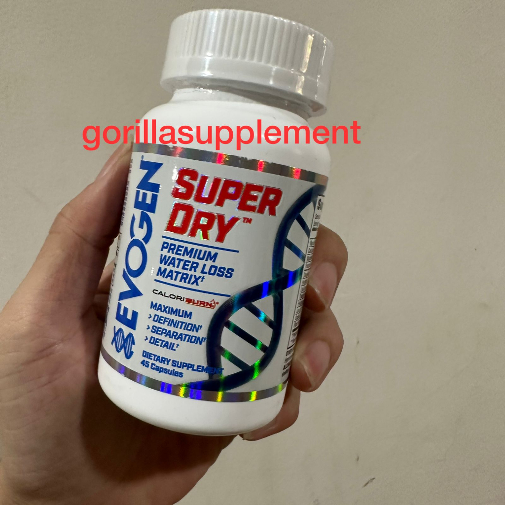 EVOGEN SUPERDRY 45 caps Kapsul Capsule Watercut waterloss Diuretic Fatburner By Hany Rambod