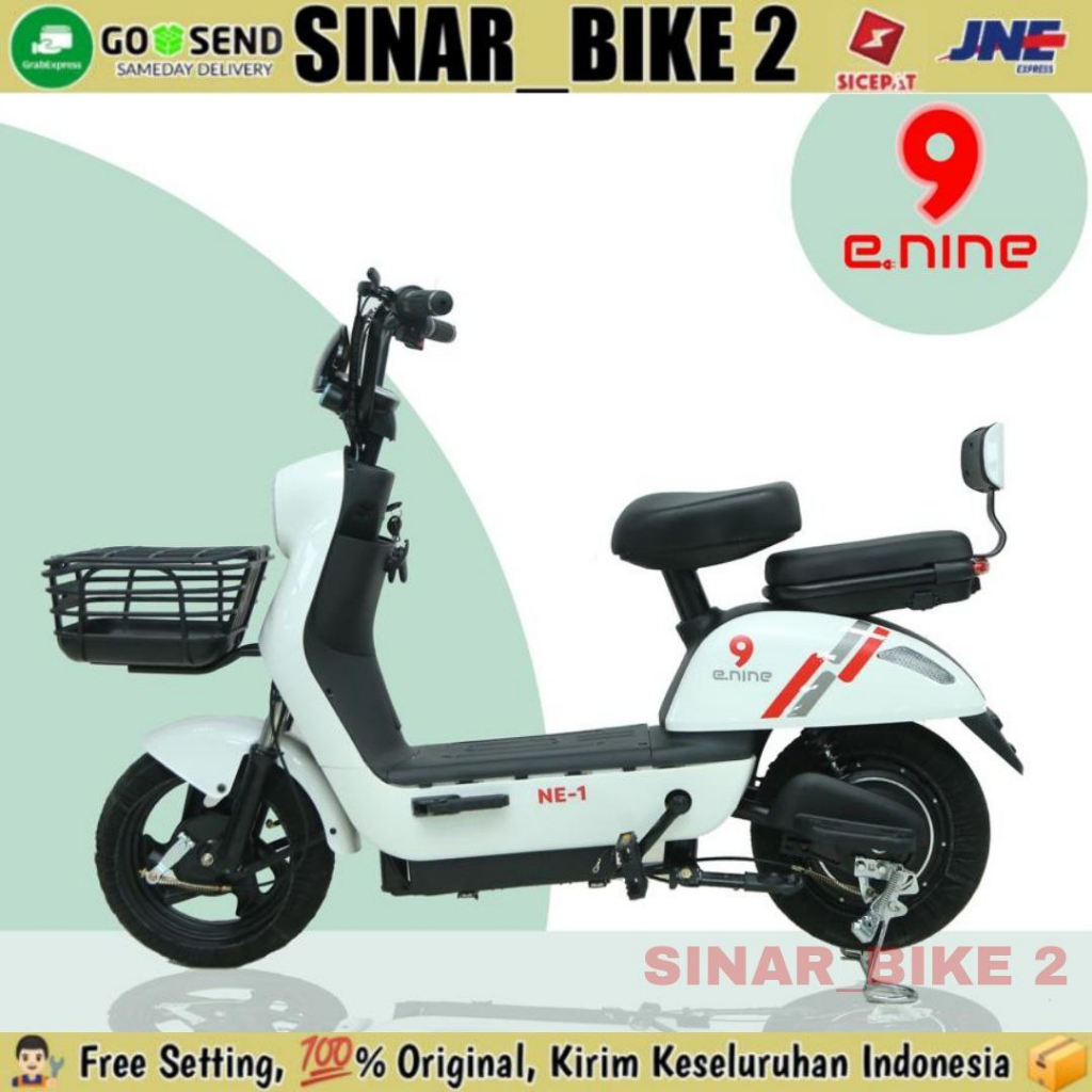 Sepeda Listrik 9 E.Nine Ne-1 500 Watt Electric Bike