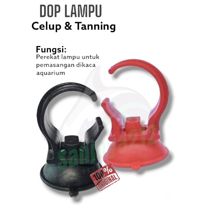 Dop karet tempel Lampu celup Aquarium Suction Cup