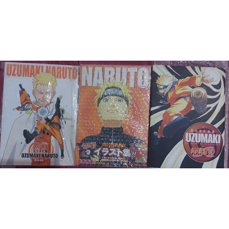 Artbook Naruto vol 1,2,3 ori