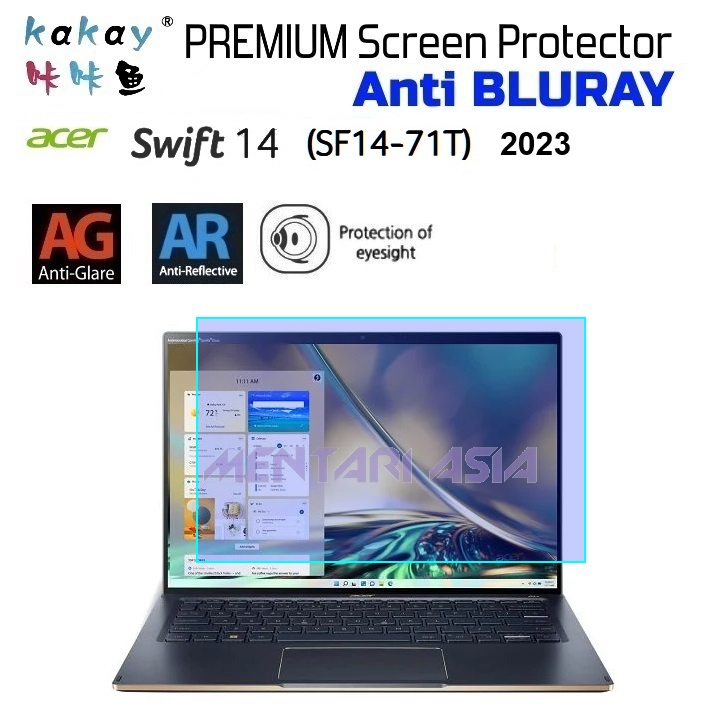 Screen Protector ACER Swift 14 SF14-71 2023 - KAKAY Premium ANTI BLURAY