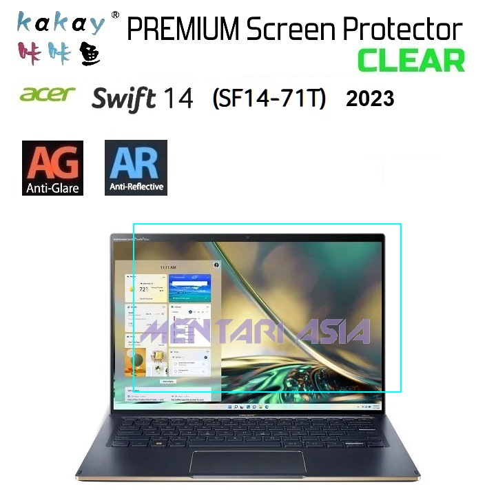 Screen Protector ACER Swift 14 SF14-71 2023 - KAKAY Premium CLEAR