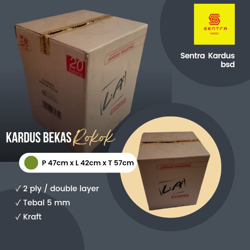 

Kardus Bekas Besar / Jumbo Untuk Packing / Pindahan P47 x L42 x T57