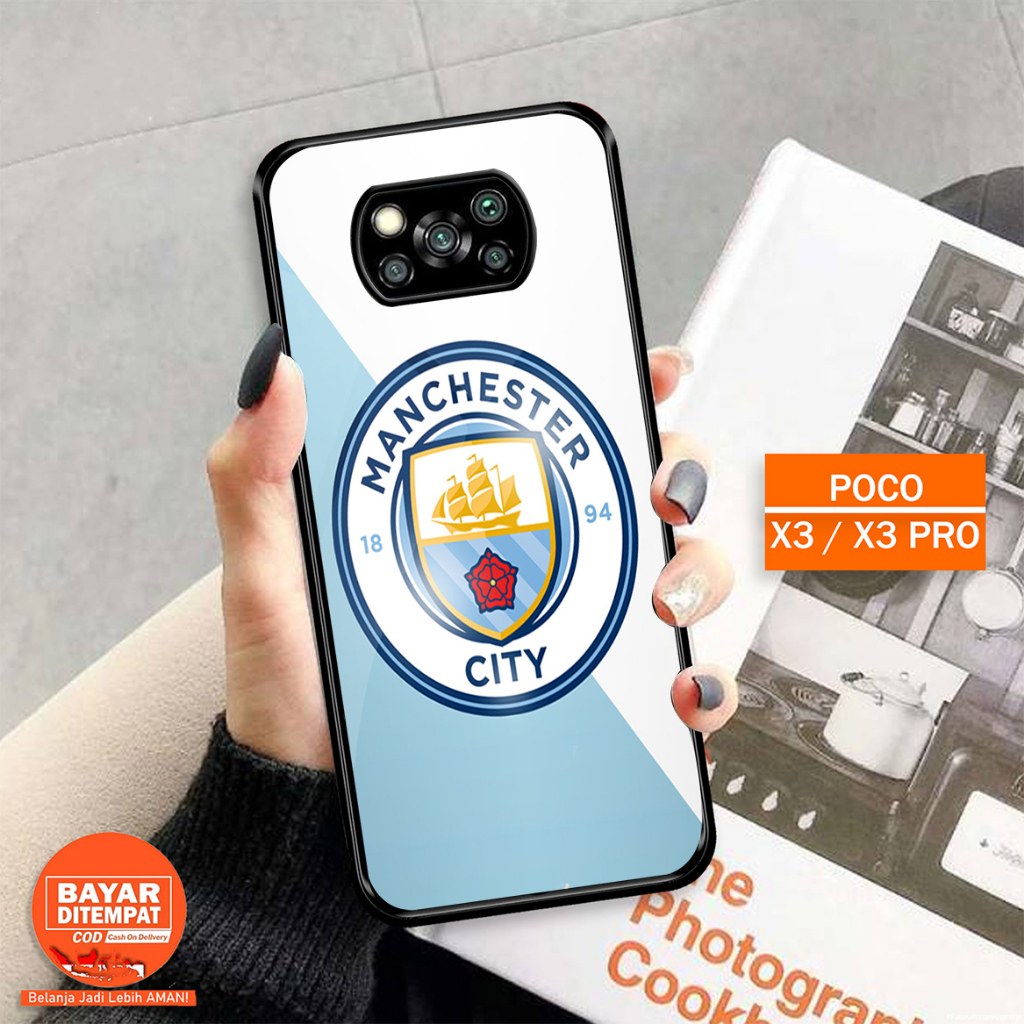 Case 2D Glossy Poco X3/X3PRO/X3NFC - Casing Hp Poco X3/X3PRO/X3NFC - MOTIF MAN CITY - CASE KILAU - C