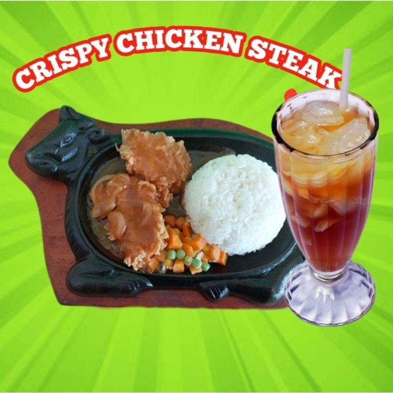 

Paket Crispy Chicken Steak Nasi