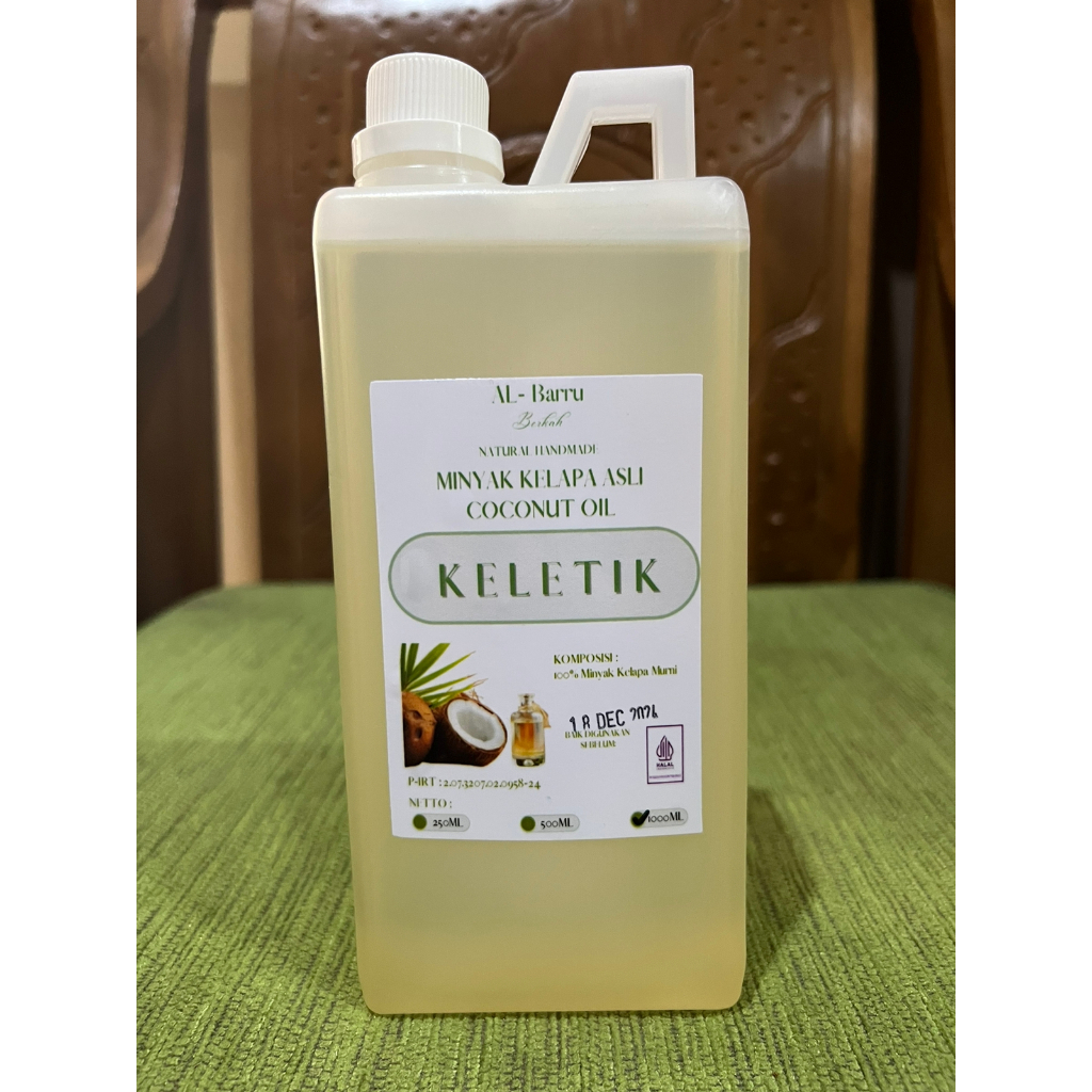 

Coconut Oil Minyak Kelapa Murni 1000 ml/ Minyak Klentik Murni 1 liter