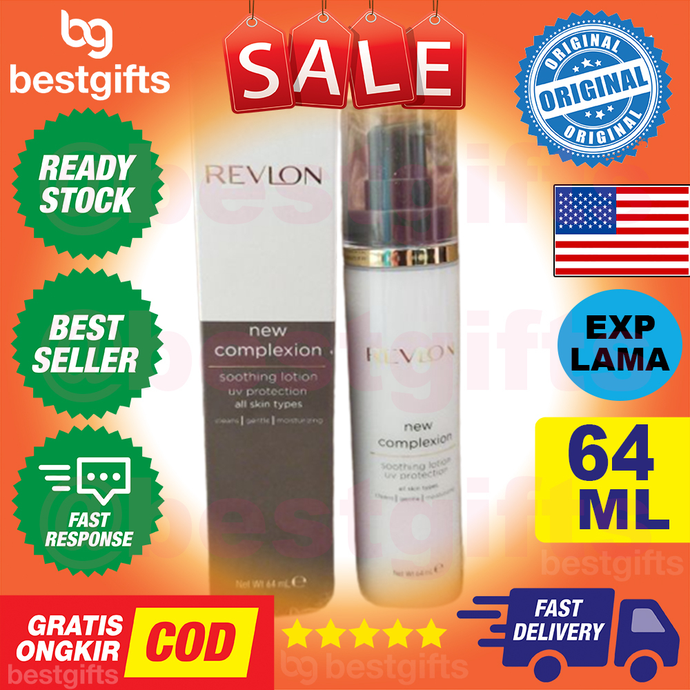 REVLON NEW COMPLEXION SOOTHING SOOTHING LOTION UV MELEMBABKAN DAN MELINDUNGI KULIT DARI SINAR UV 64 ML