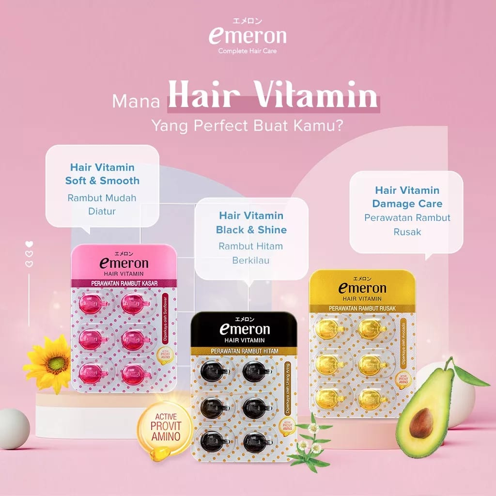 Emeron Hair Vitamin Emeron Hair Vitamin Soft&Smooth