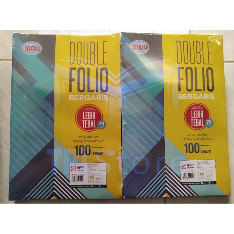 

Double Folio Bergaris SIDU 70gsm