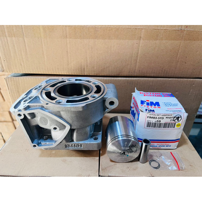 BLOK 1855 KAWASAKI NINJA SEHER SET KAWASAKI NINJA R / NINJA RR 59 MM PIN 15 BLOK PISTON KAWASAKI NIN