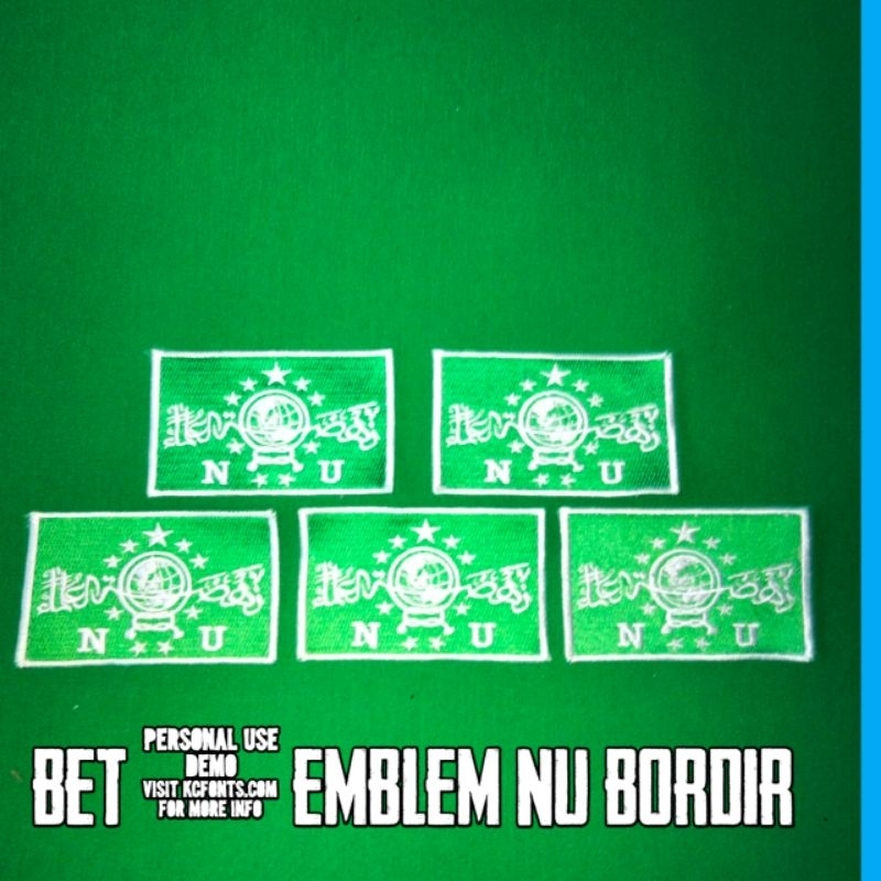 Bet / Emblem NU bordir