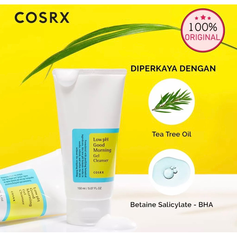 COSRX-  Low pH Good Morning Gel Cleanser // COSRX FACIAL CLEANSER GEL