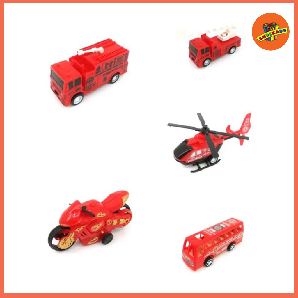 Mainan Fire Control Corps Set Mobil Pemadam 5 pcs Set