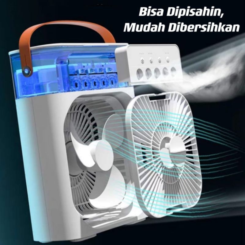 Kipas AC Portable Air Cooler / AC Mini / Mini AC Cooler Portable / Kipas Angin Portable Dingin⭐Mrlion⭐