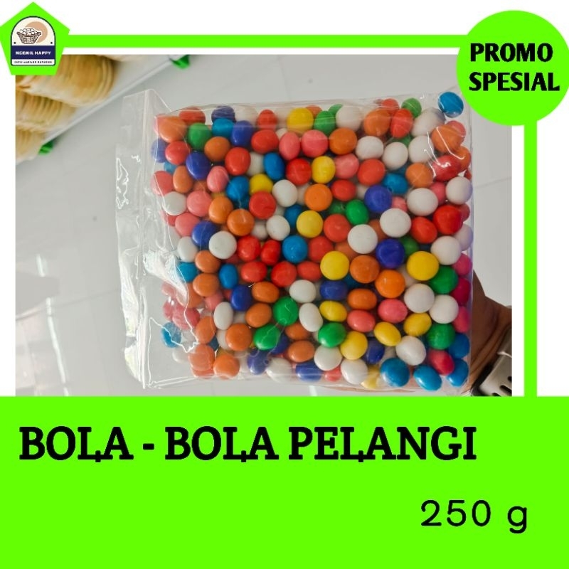 

Camilan Bola Bola Pelangi Enak Makanan Ringan