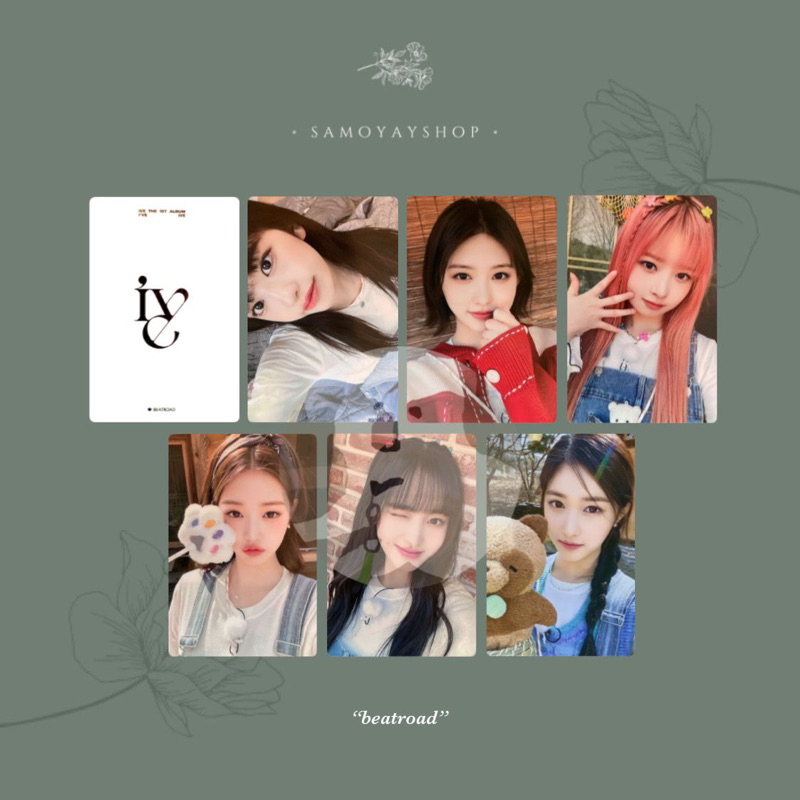 Photocard Ive I've Pob Pre-order Benefit Yujin Gaeul Rei Wonyoung Liz Leeseo