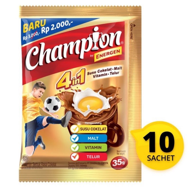 

CHAMPION BY ENERGEN - 10pcs