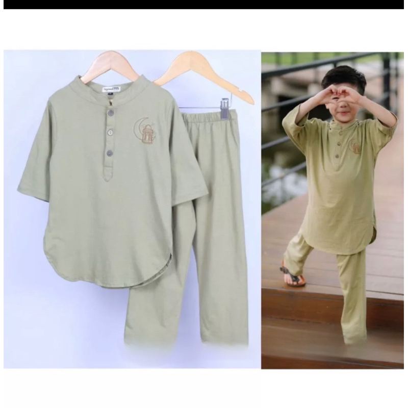 SETELAN KOKO TERBARU/PROMO BAJU MUSLIM ANAK LAKI-LAKI/SETELAN BAJU KOKO ASRAF BISA PILIH WARNA 1-5 TAHUN